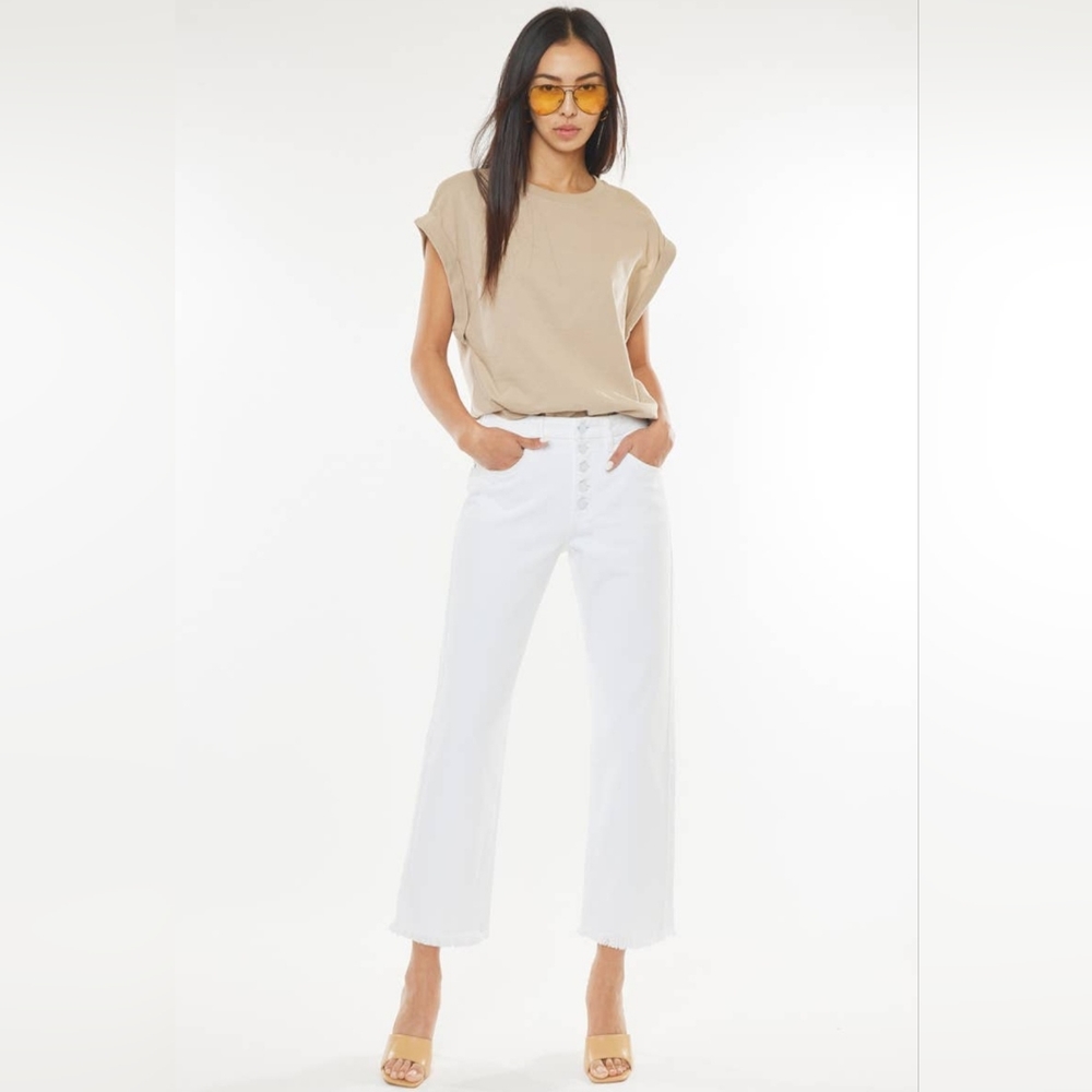 KanCan Taurus White Denim